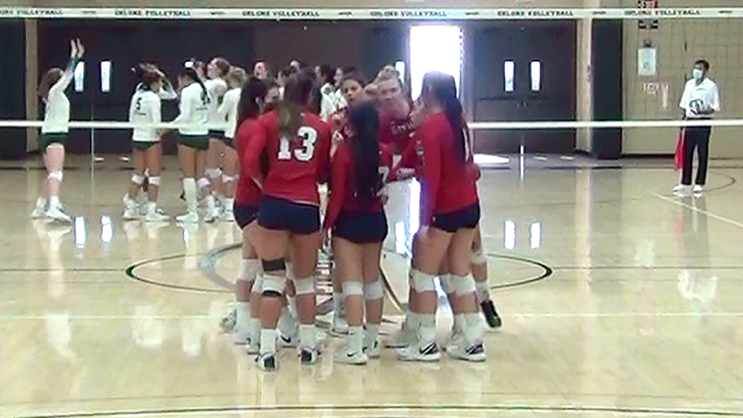 Team Huddle at the Ohlone Classic